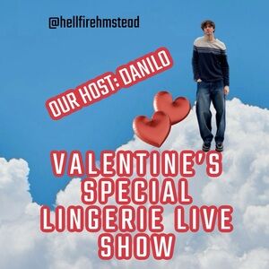 ❤️💘V-Day Special Feb 6💘❤️✨LIKE 2 BE NOTIFIED✨ LIVE SHOW FLYER 🎉